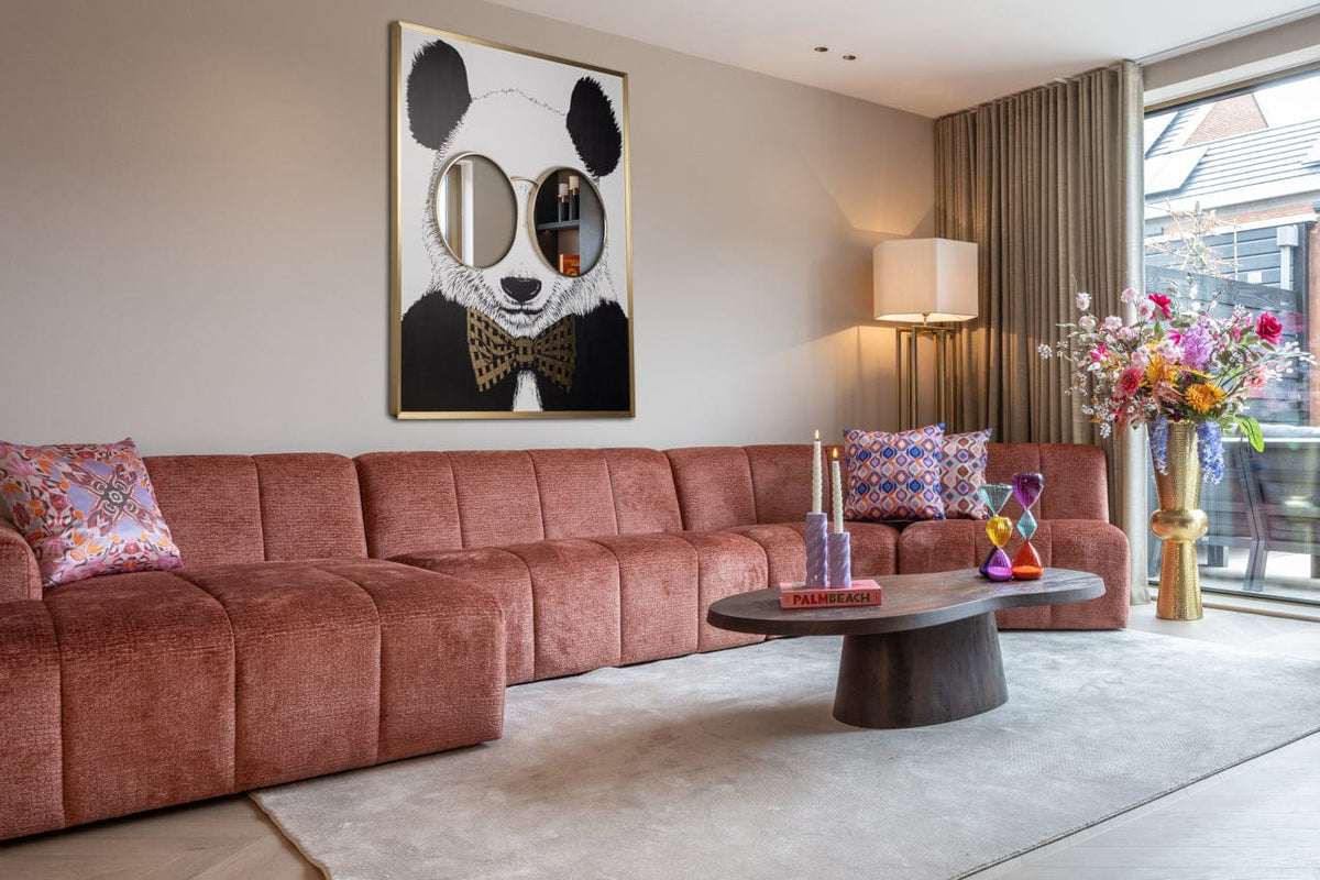 Richmond Interiors Accessories Wall art Panda black/gold House of Isabella UK