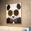 Richmond Interiors Accessories Wall art Panda black/gold House of Isabella UK