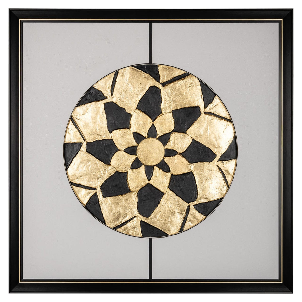 Richmond Interiors Accessories Wall art Sun black/gold House of Isabella UK