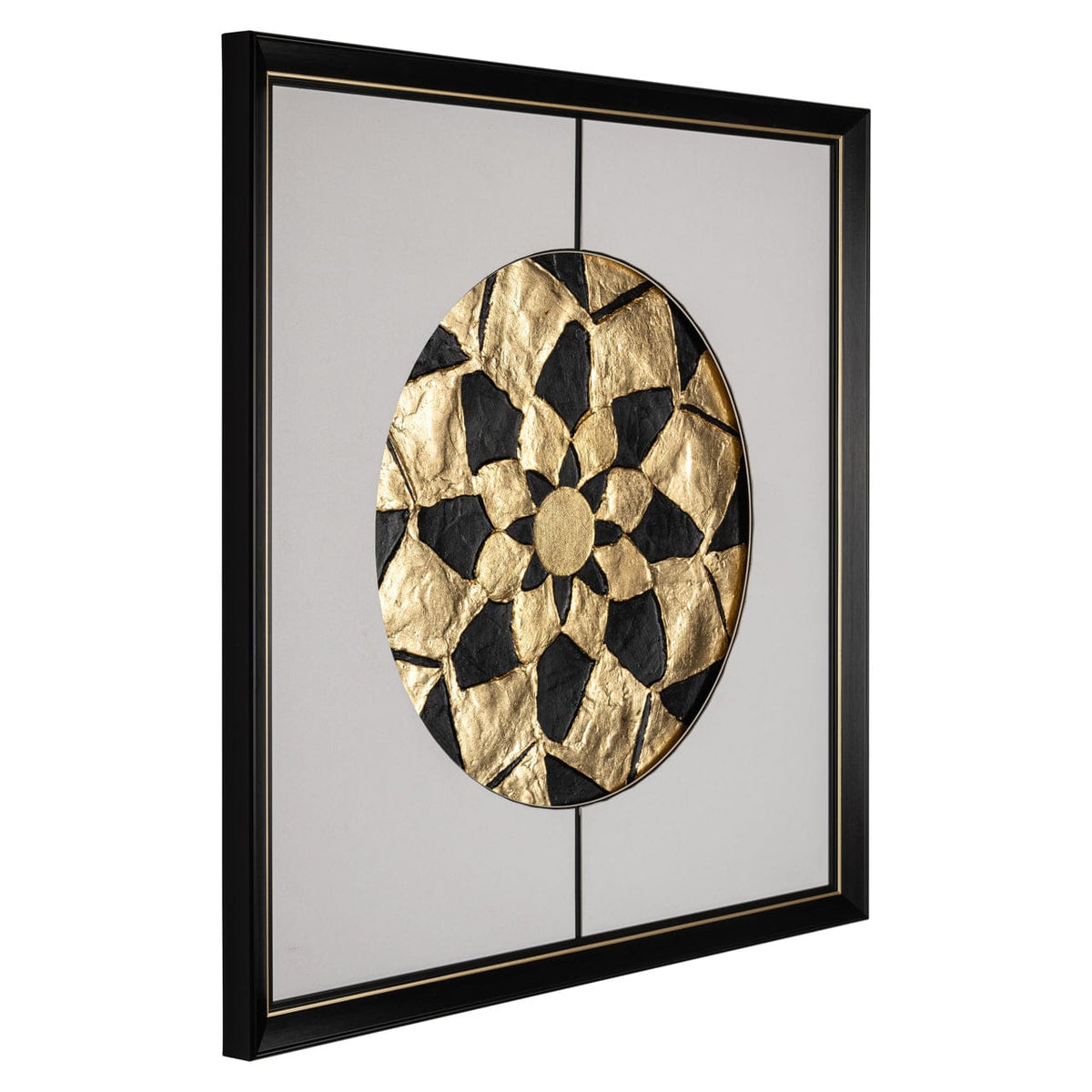 Richmond Interiors Accessories Wall art Sun black/gold House of Isabella UK