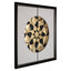 Richmond Interiors Accessories Wall art Sun black/gold House of Isabella UK