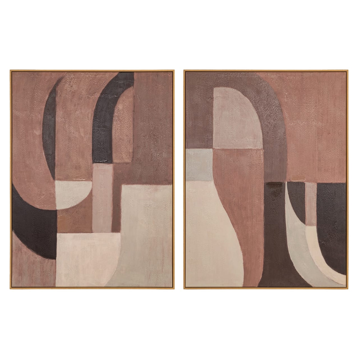 Richmond Interiors Accessories Wall art Tatu left brown House of Isabella UK