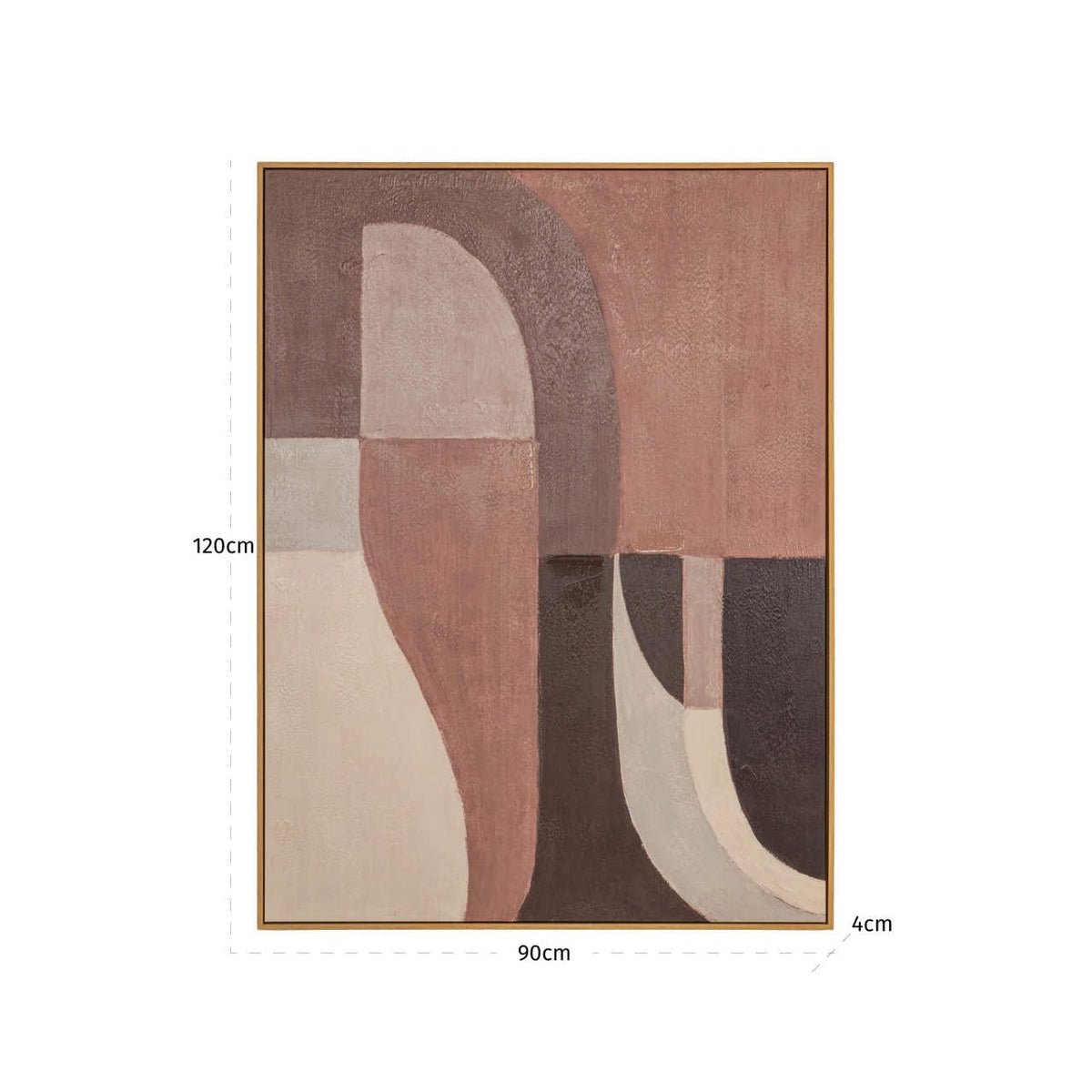 Richmond Interiors Accessories Wall art Tatu left brown House of Isabella UK