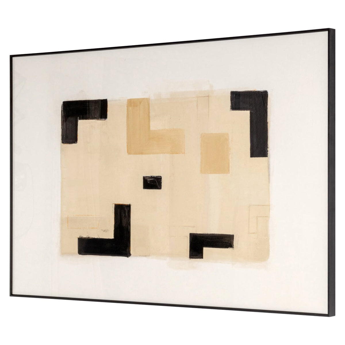 Richmond Interiors Accessories Wall art Vortex beige left House of Isabella UK