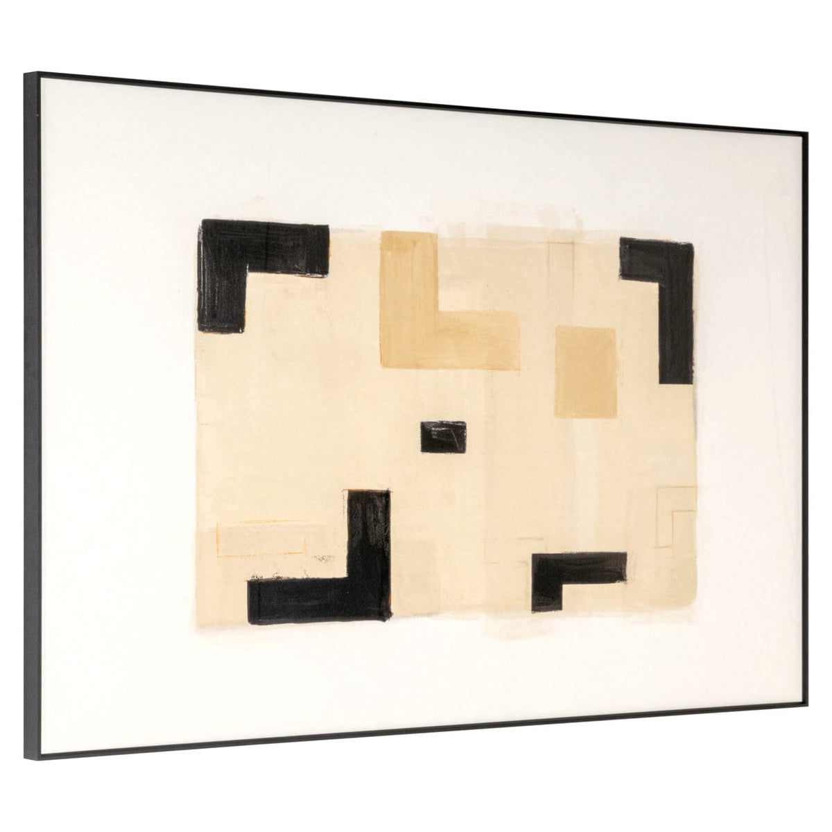 Richmond Interiors Accessories Wall art Vortex beige left House of Isabella UK