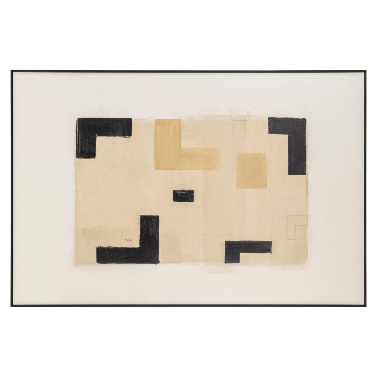 Richmond Interiors Accessories Wall art Vortex beige left House of Isabella UK