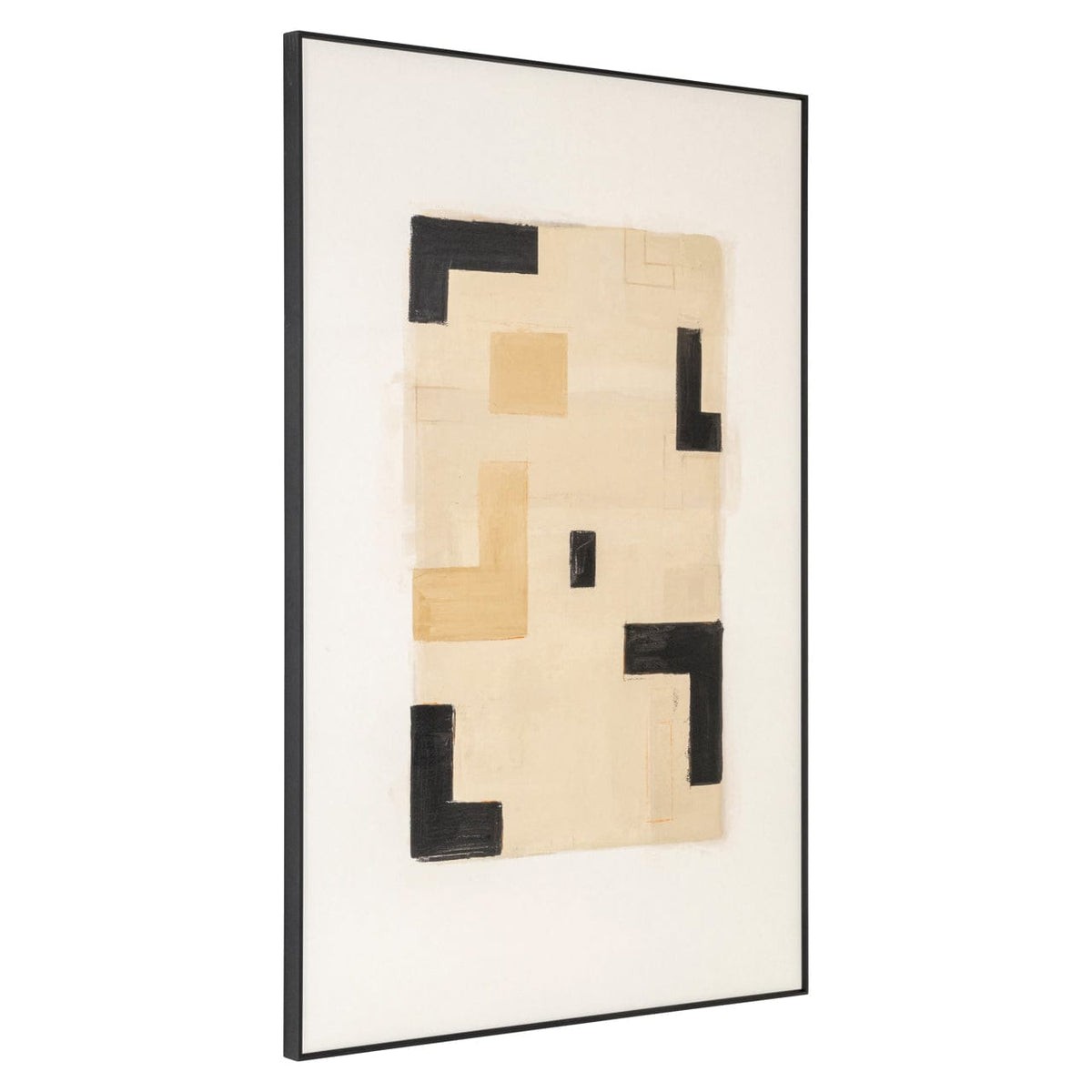 Richmond Interiors Accessories Wall art Vortex beige left House of Isabella UK