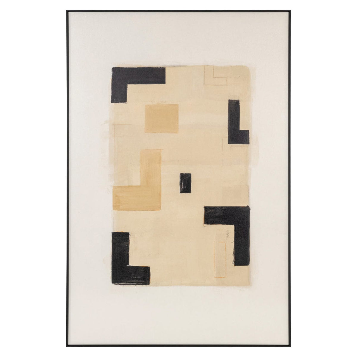 Richmond Interiors Accessories Wall art Vortex beige left House of Isabella UK