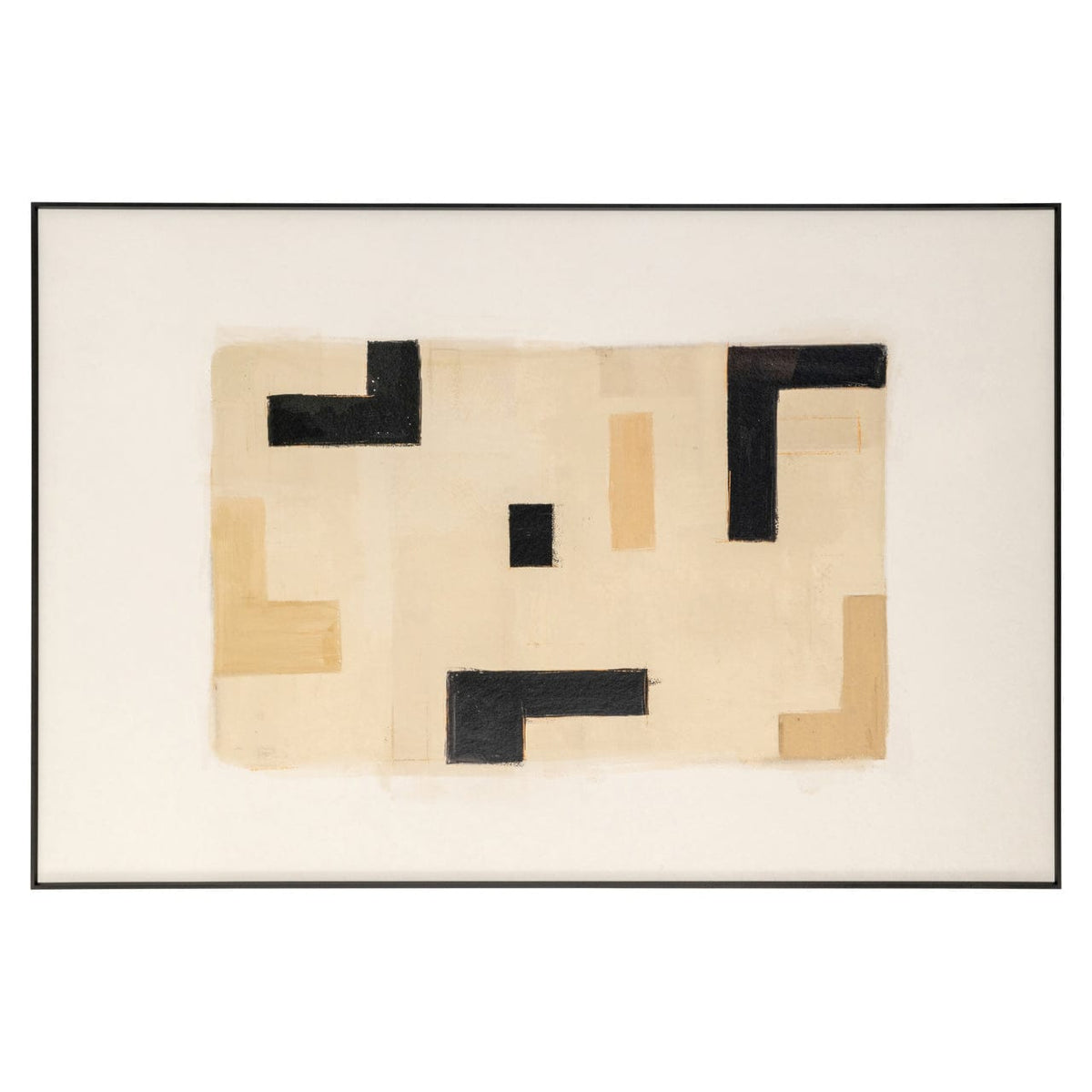 Richmond Interiors Accessories Wall art Vortex beige right House of Isabella UK