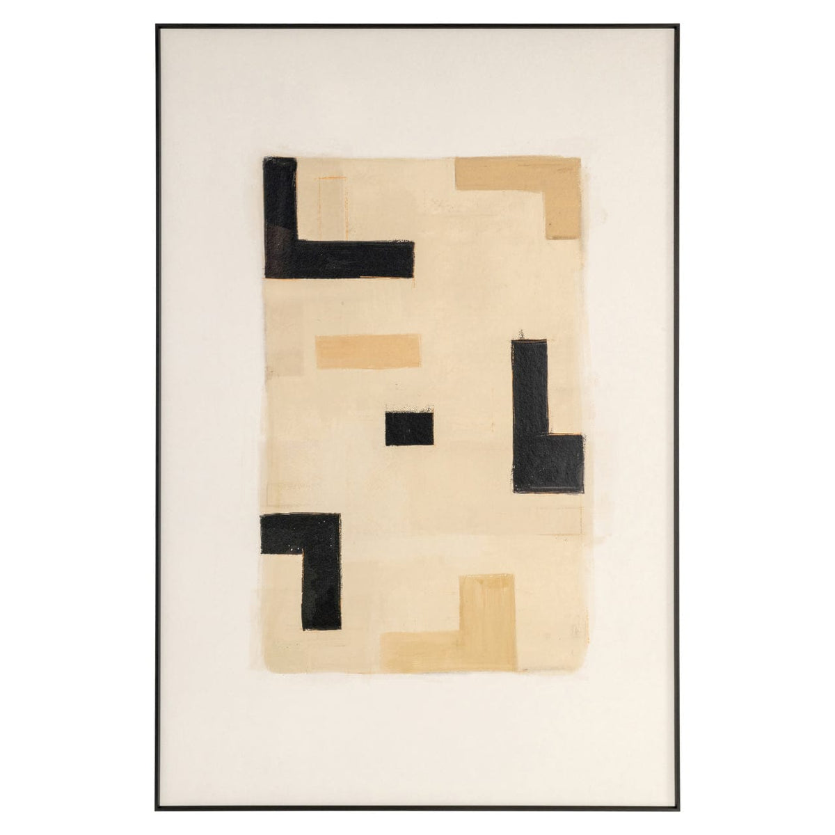 Richmond Interiors Accessories Wall art Vortex beige right House of Isabella UK