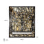 Richmond Interiors Accessories Wall art Wibi black/gold House of Isabella UK