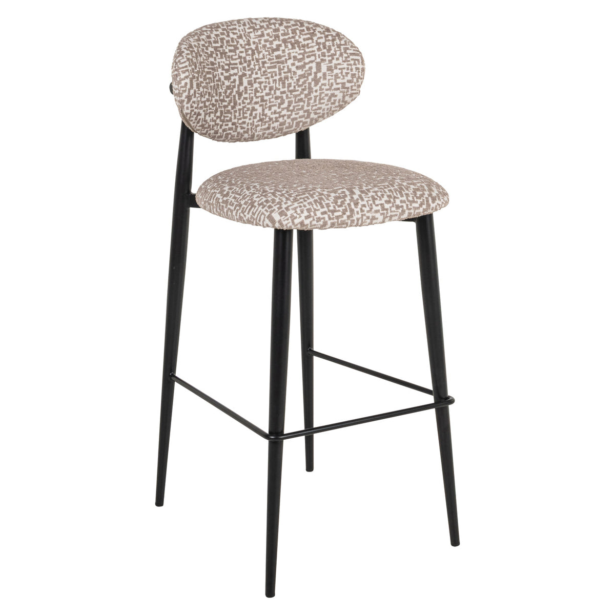 Richmond Interiors Dining Bar stool Dantes natural geo fire retardant House of Isabella UK