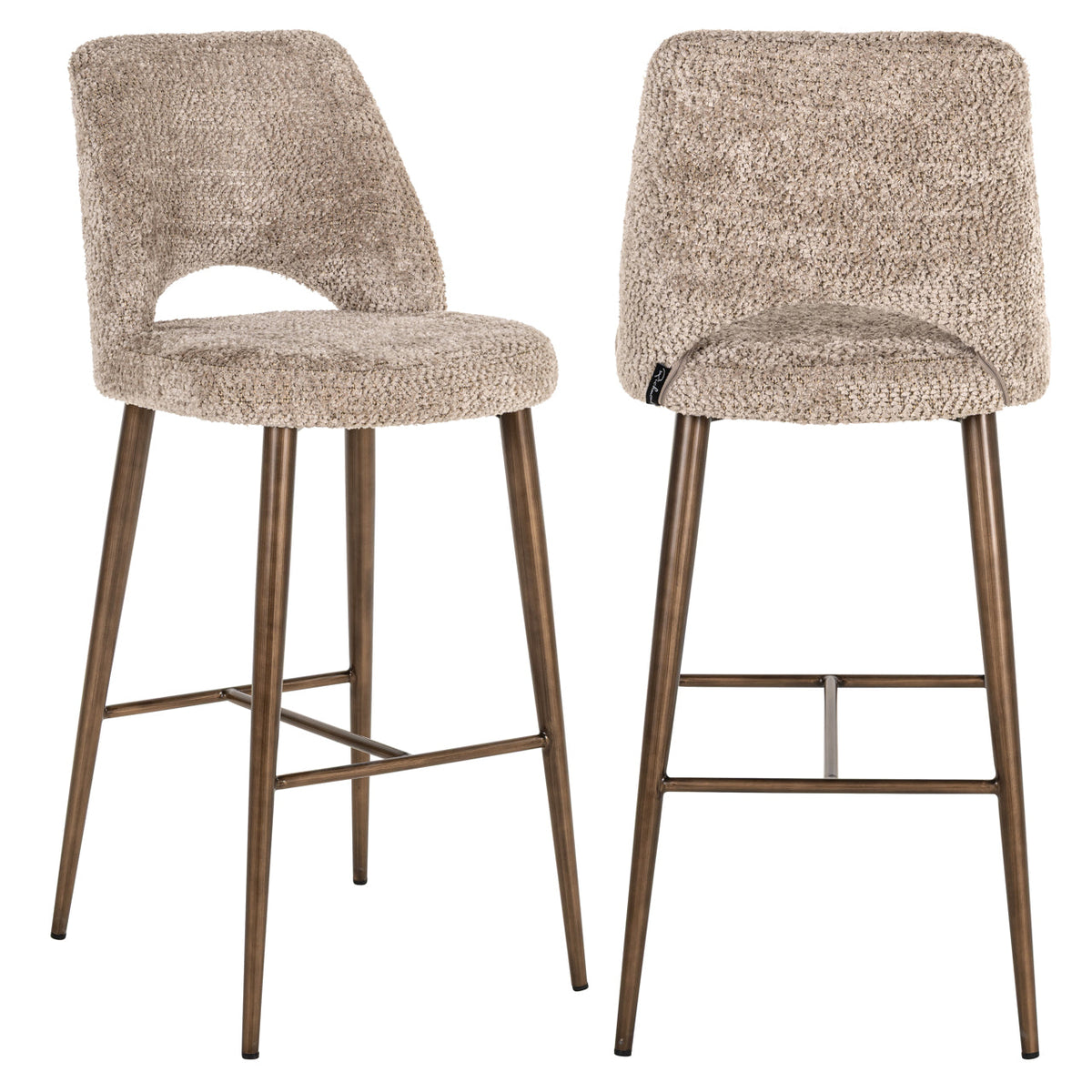 Richmond Interiors Dining Bar stool Delphine lovely nature fire retardant House of Isabella UK