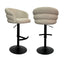 Richmond Interiors Dining Bar stool Nikki biscotti swivel fire retardant House of Isabella UK