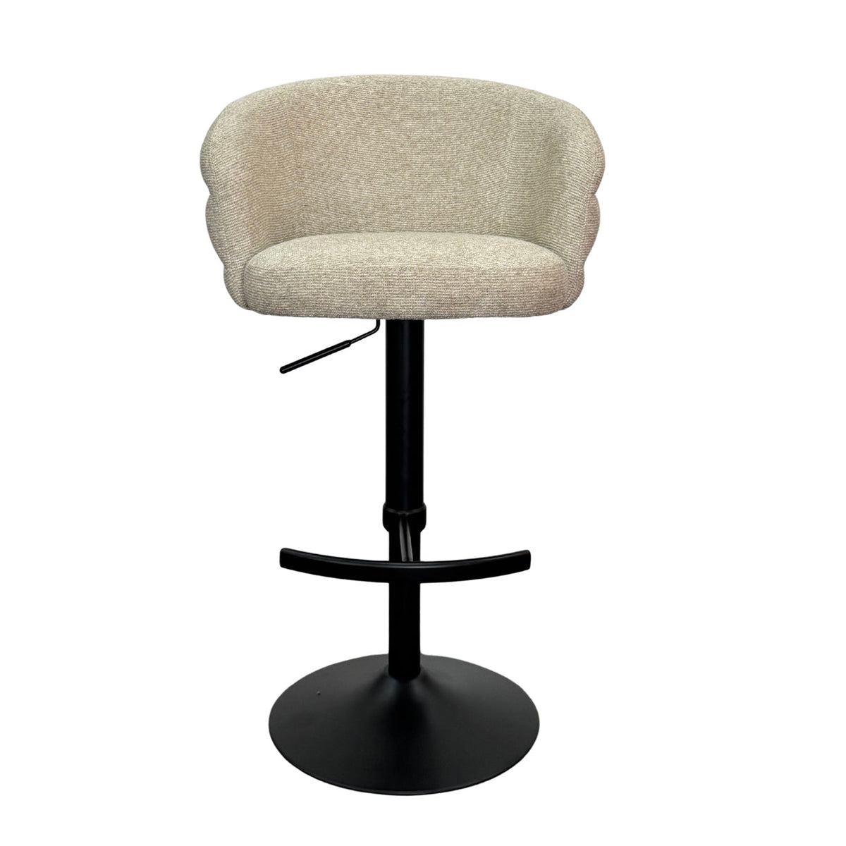 Richmond Interiors Dining Bar stool Nikki biscotti swivel fire retardant House of Isabella UK