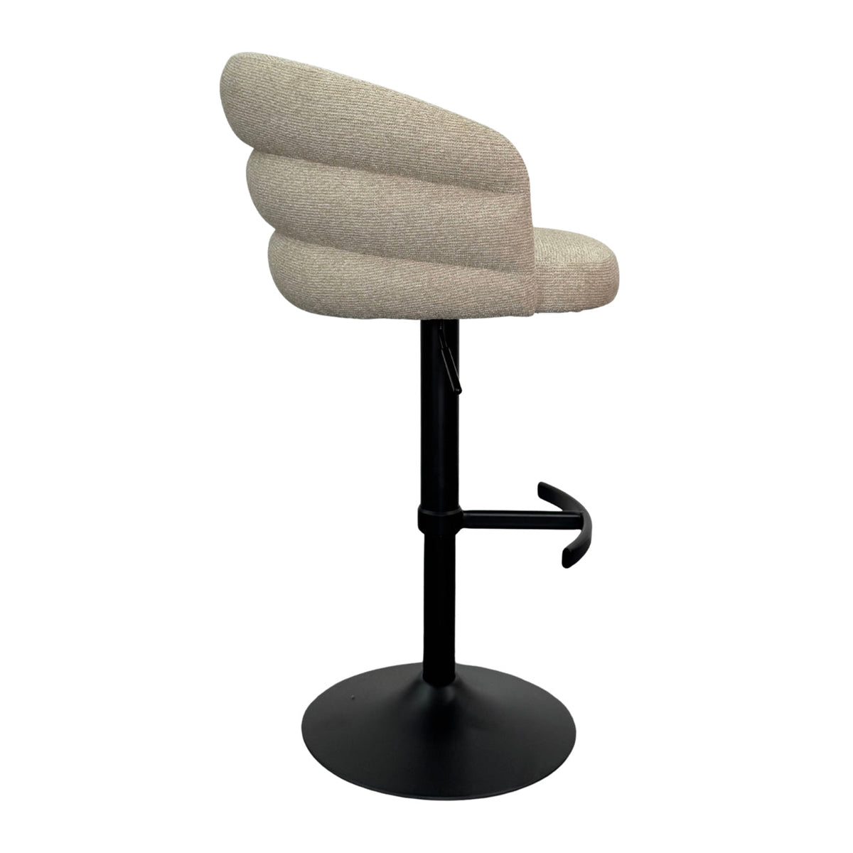 Richmond Interiors Dining Bar stool Nikki biscotti swivel fire retardant House of Isabella UK