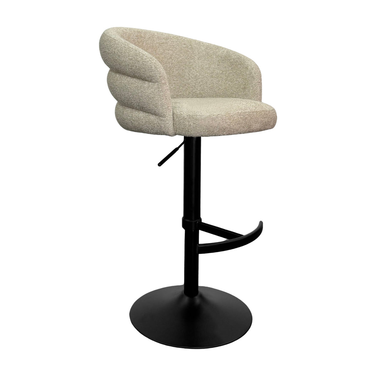 Richmond Interiors Dining Bar stool Nikki biscotti swivel fire retardant House of Isabella UK