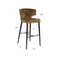 Richmond Interiors Dining Bar stool Taylor brandy fusion fire retardant House of Isabella UK