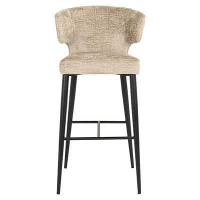 Richmond Interiors Dining Bar stool Taylor desert fusion fire retardant (FR-Fusion 109 desert) House of Isabella UK