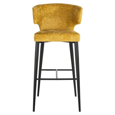 Richmond Interiors Dining Bar stool Taylor mustard fusion (Fusion mustard 06) House of Isabella UK