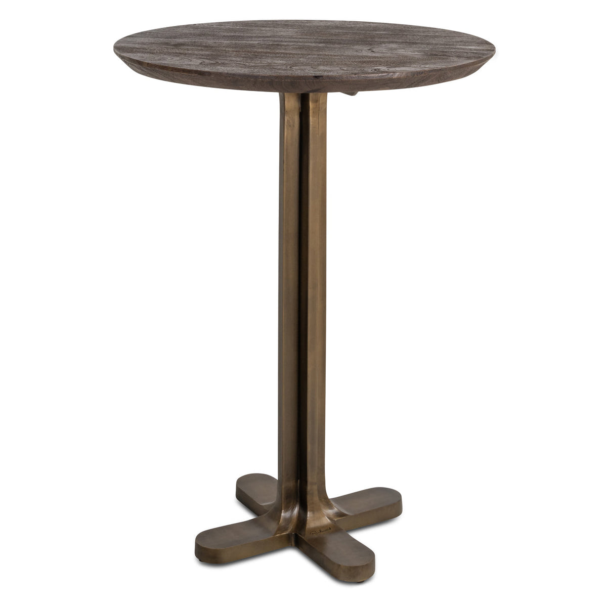 Richmond Interiors Dining Bar table Revelin dark brown 80Ø House of Isabella UK
