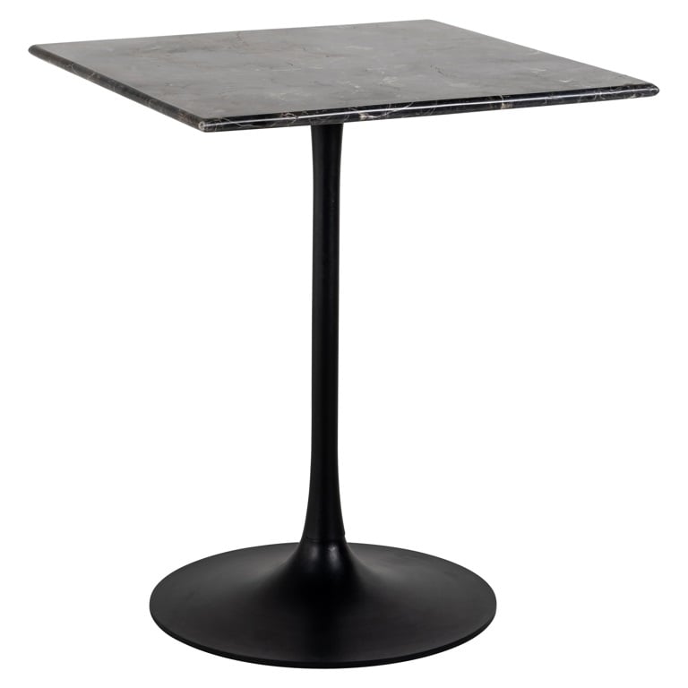 Richmond Interiors Dining Bistro table Carlten black square (Black) House of Isabella UK