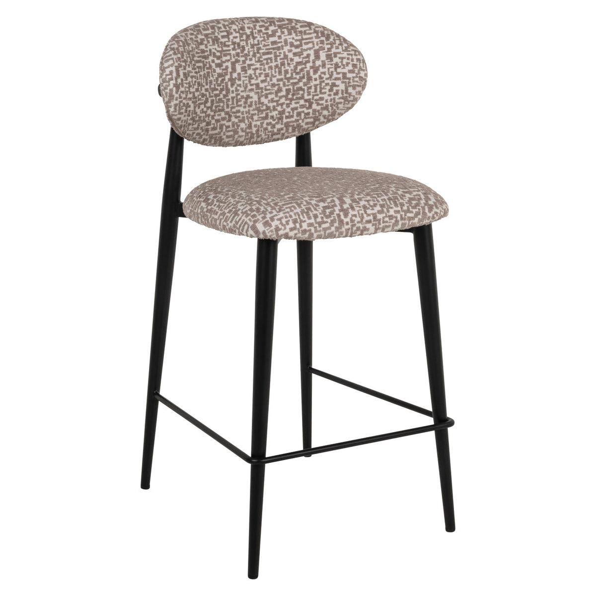 Richmond Interiors Dining Counter stool Dantes natural geo fire retardant House of Isabella UK