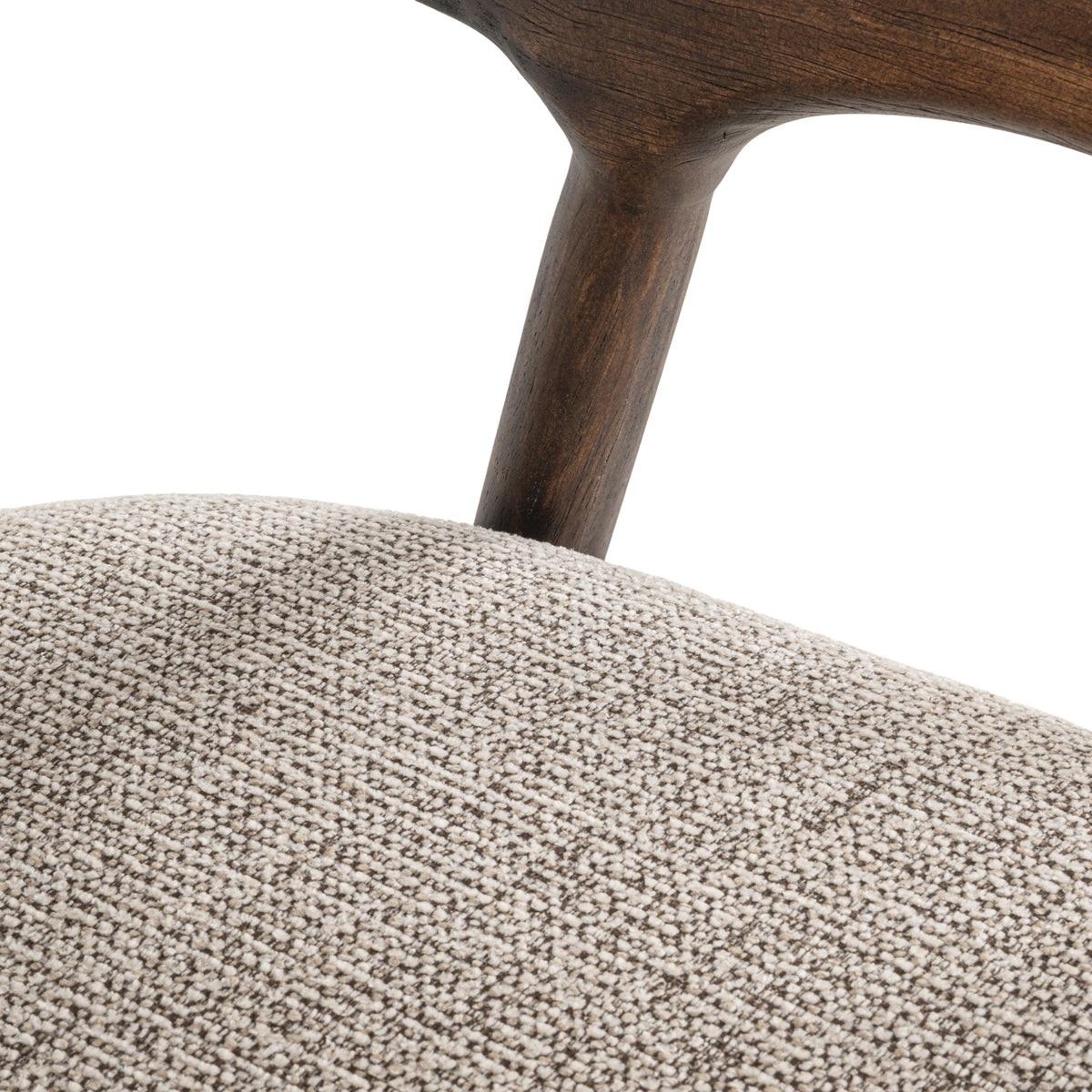 Richmond Interiors Dining Counter stool Mihara mocca fancy fire retardant House of Isabella UK