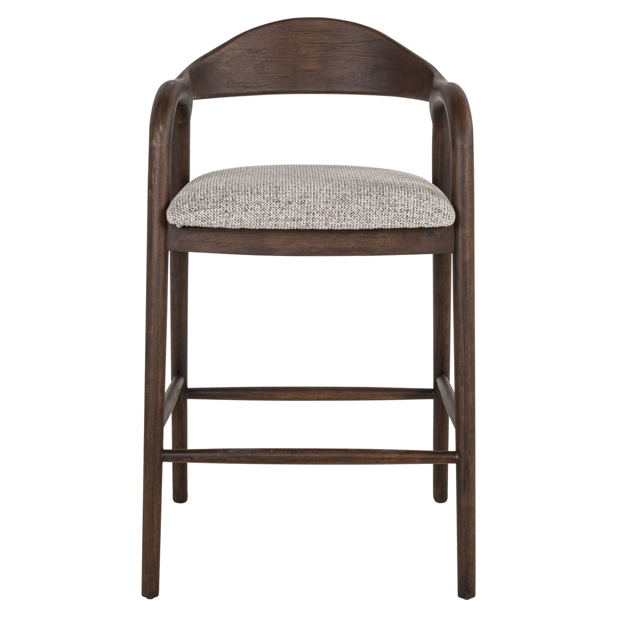 Richmond Interiors Dining Counter stool Mihara mocca fancy fire retardant House of Isabella UK