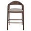 Richmond Interiors Dining Counter stool Mihara mocca fancy fire retardant House of Isabella UK