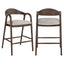Richmond Interiors Dining Counter stool Mihara mocca fancy fire retardant House of Isabella UK