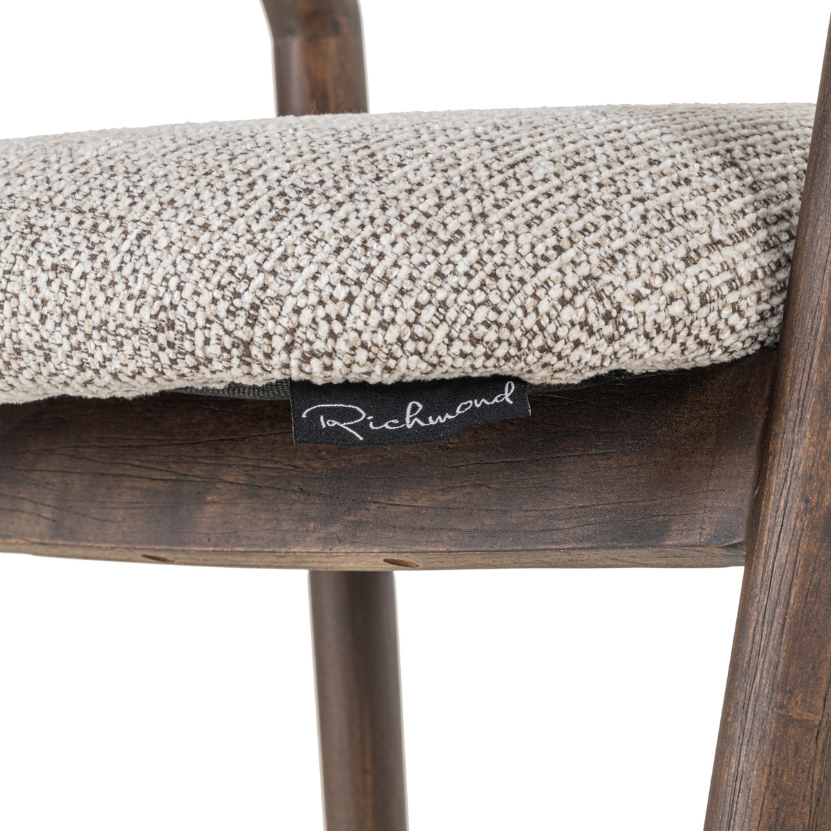 Richmond Interiors Dining Counter stool Mihara mocca fancy fire retardant House of Isabella UK
