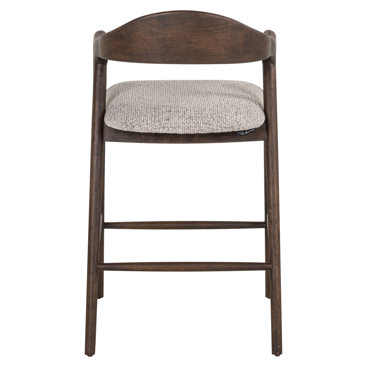 Richmond Interiors Dining Counter stool Mihara mocca fancy fire retardant House of Isabella UK
