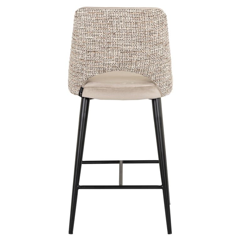 Richmond Interiors Dining Counter stool Tabitha trendy nature / quartz khaki fire ret (Be Trendy 01 Nature) House of Isabella UK