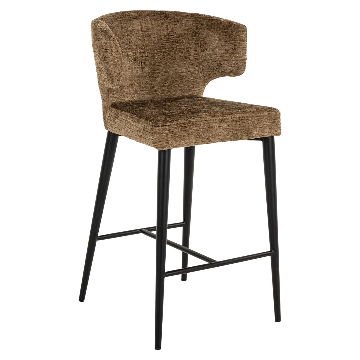 Richmond Interiors Dining Counter stool Taylor brandy fusion fire retardant House of Isabella UK