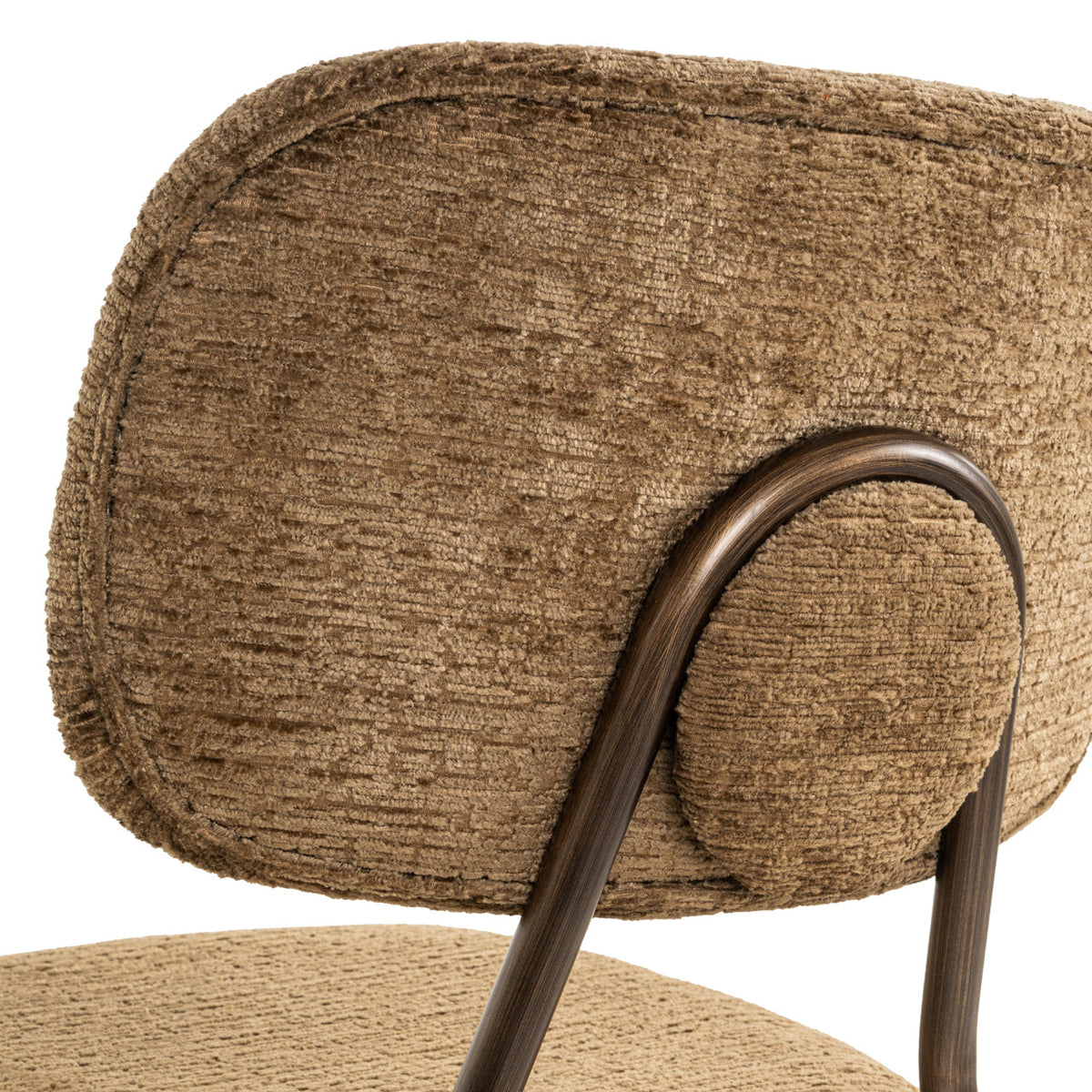 Richmond Interiors Dining Counter stool Xenia brandy fusion fire retardant (Set of 2) House of Isabella UK