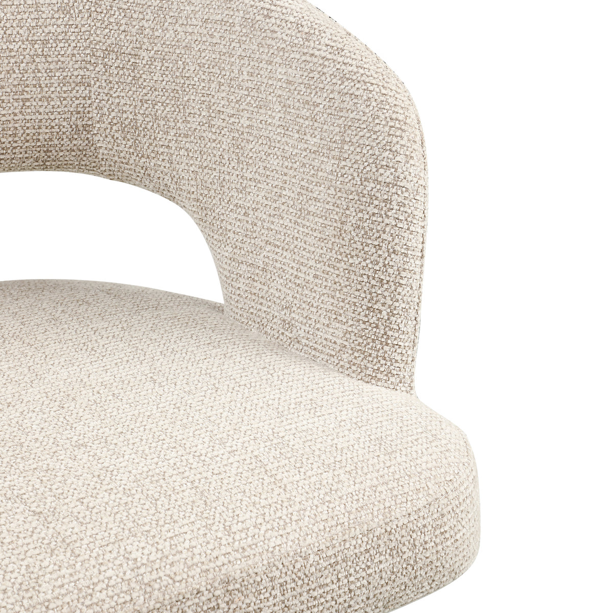 Richmond Interiors Dining Dining chair Blanca natural fancy fire retardant House of Isabella UK