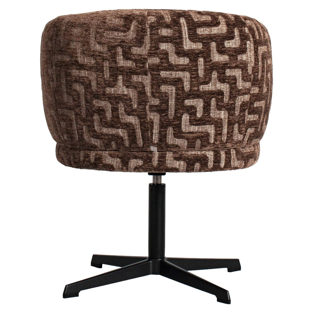 Richmond Interiors Dining Dining chair Dinan brown labyrinth fire retardant House of Isabella UK