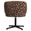 Richmond Interiors Dining Dining chair Dinan brown labyrinth fire retardant House of Isabella UK