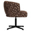 Richmond Interiors Dining Dining chair Dinan brown labyrinth fire retardant House of Isabella UK
