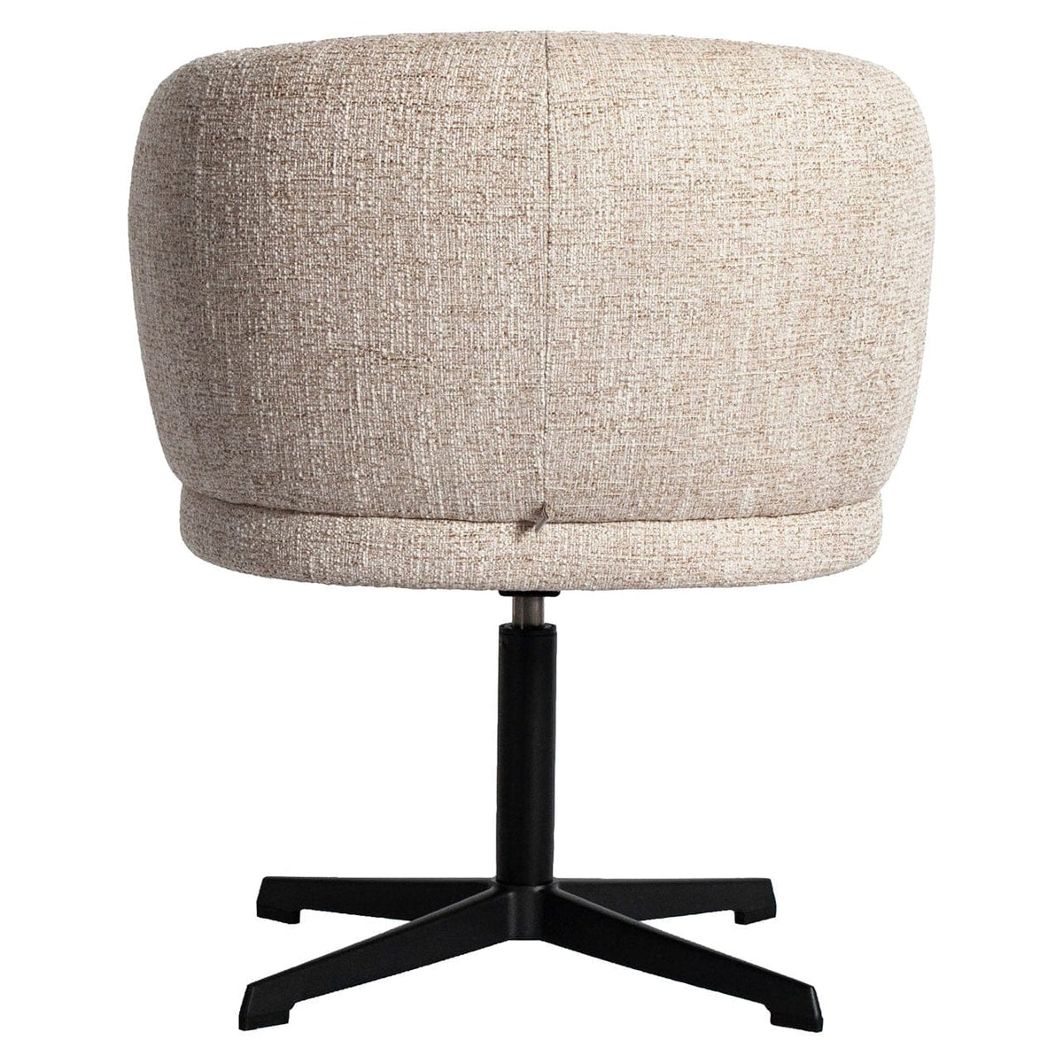 Richmond Interiors Dining Dining chair Dinan cream tweed fire retardant - swivel House of Isabella UK