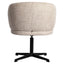 Richmond Interiors Dining Dining chair Dinan cream tweed fire retardant - swivel House of Isabella UK