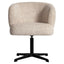 Richmond Interiors Dining Dining chair Dinan cream tweed fire retardant - swivel House of Isabella UK