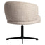 Richmond Interiors Dining Dining chair Dinan cream tweed fire retardant - swivel House of Isabella UK