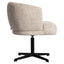 Richmond Interiors Dining Dining chair Dinan cream tweed fire retardant - swivel House of Isabella UK