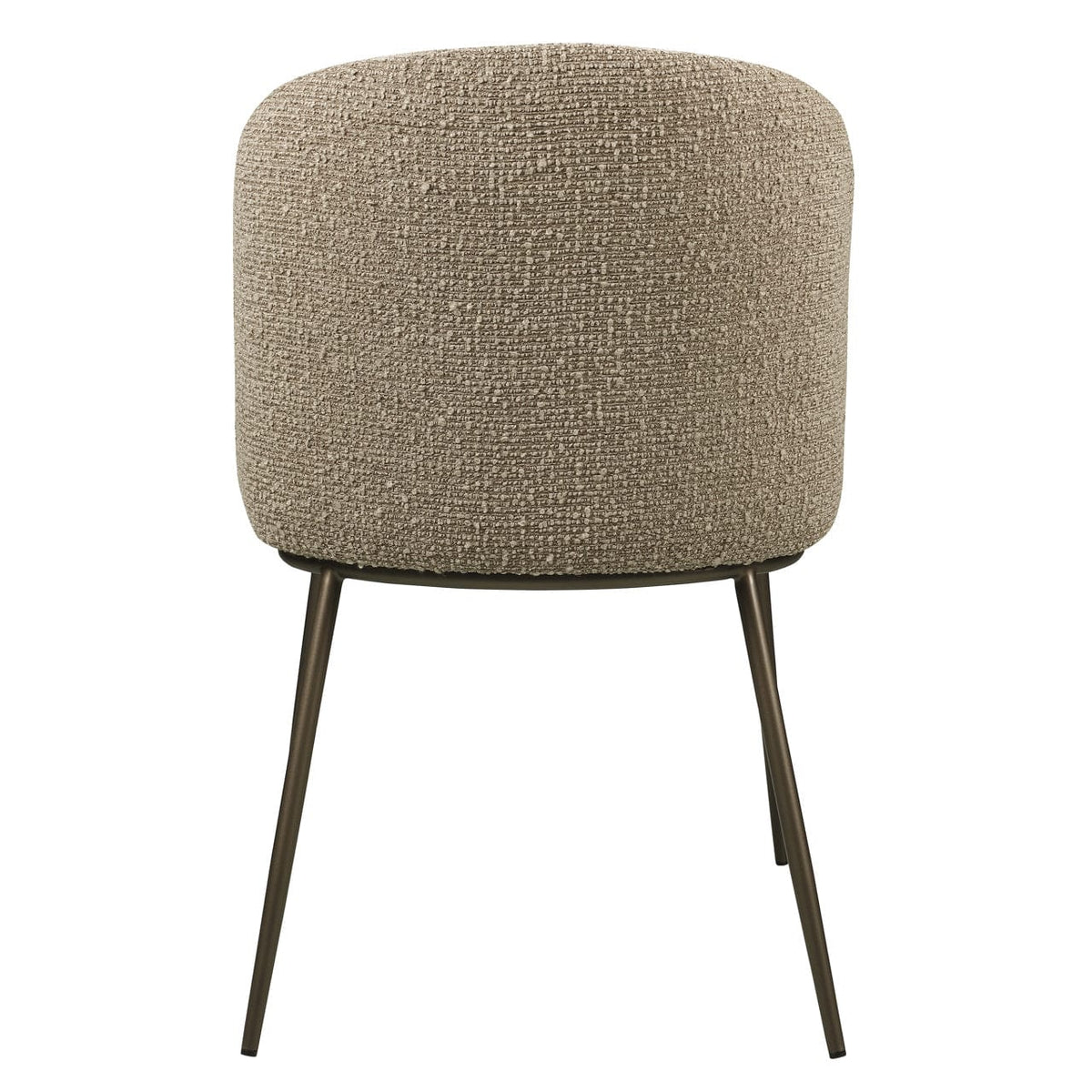 Richmond Interiors Dining Dining chair Elvi mocca chunky fire retardant (Set of 2) House of Isabella UK