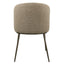 Richmond Interiors Dining Dining chair Elvi mocca chunky fire retardant (Set of 2) House of Isabella UK