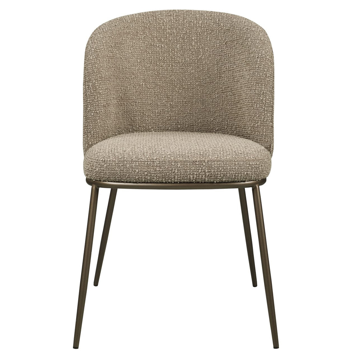 Richmond Interiors Dining Dining chair Elvi mocca chunky fire retardant (Set of 2) House of Isabella UK