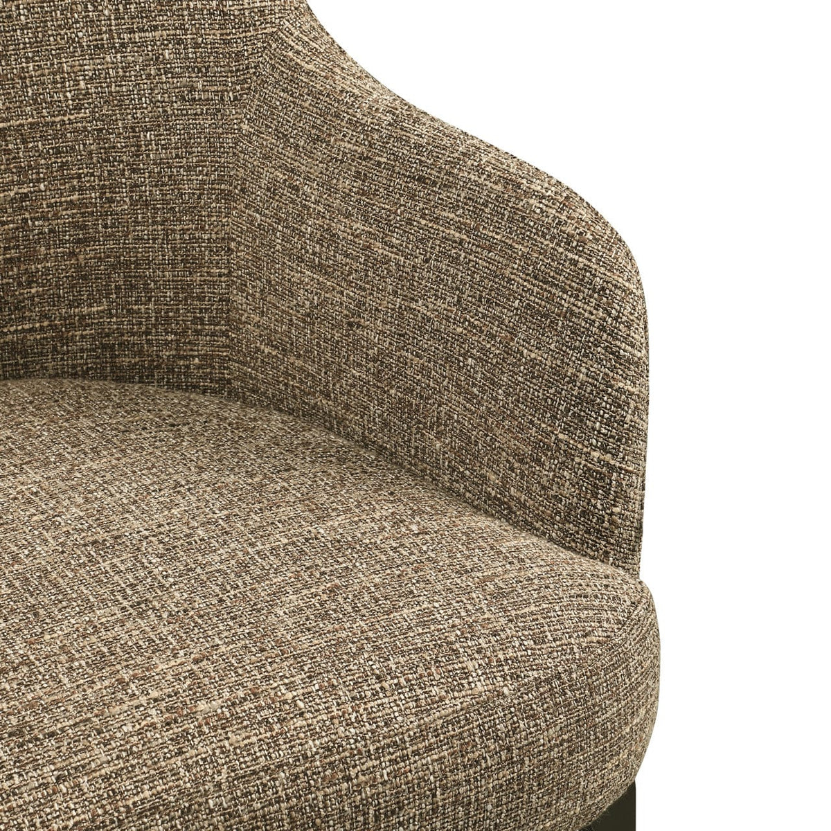 Richmond Interiors Dining Dining chair Hadley brown tweed fire retardant House of Isabella UK