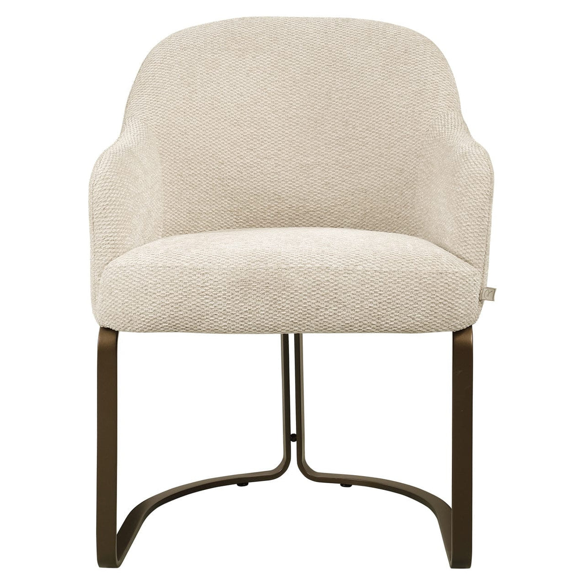 Richmond Interiors Dining Dining chair Hadley natural boldweave fire retardant House of Isabella UK